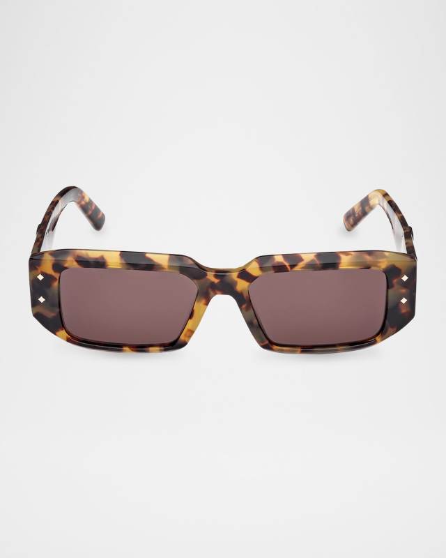 Rectangle Acetate Sunglasses